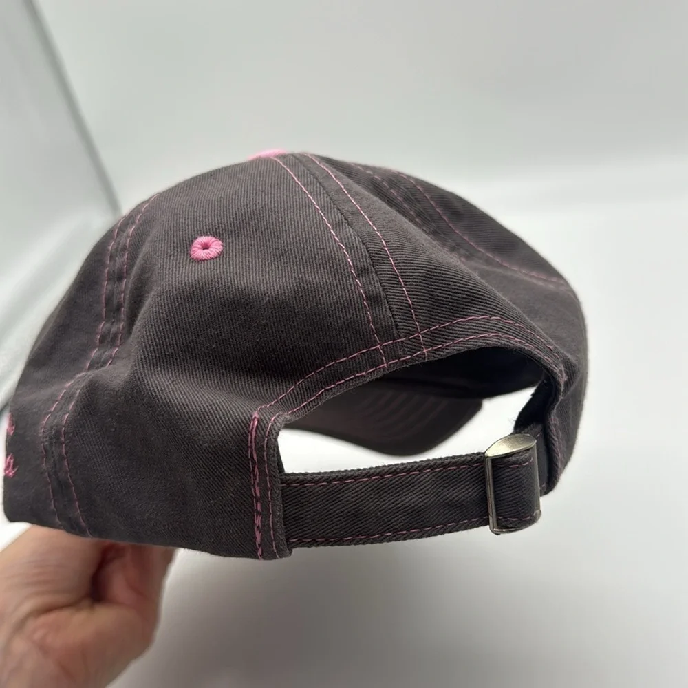 USC Trojans Heritage Girls Adjustable Gray & Pink Baseball Cap Hat One Size